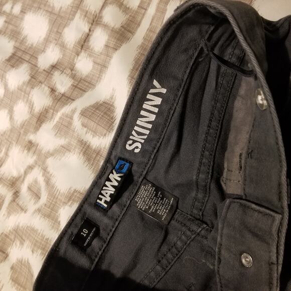 Boys Hawk Skinny Grey Jeans Size 10, Adj Waist - Picture 4 of 8